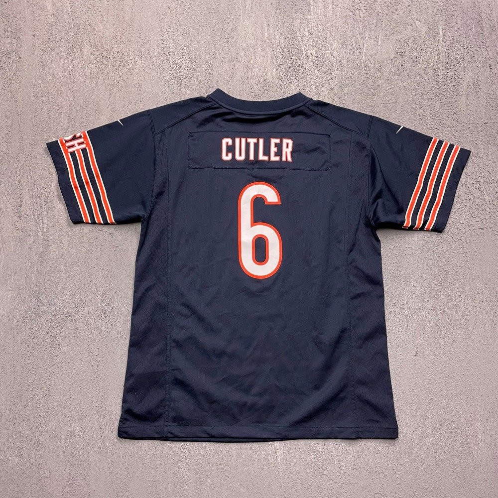 Vintage Jay Cutler Chicago Bears Football Jersey Youth XL Navy Blue Nike